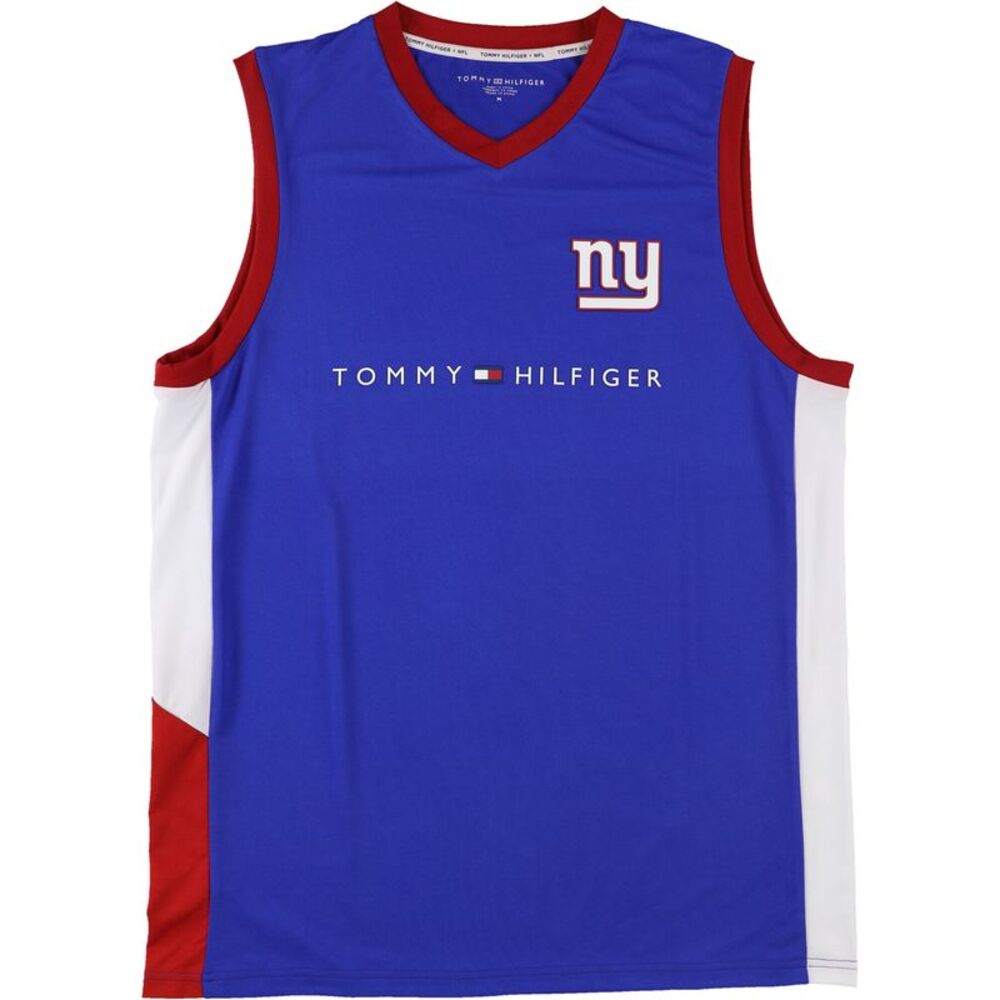 Tommy Hilfiger Men’s New York Giants Blue Logo Tank